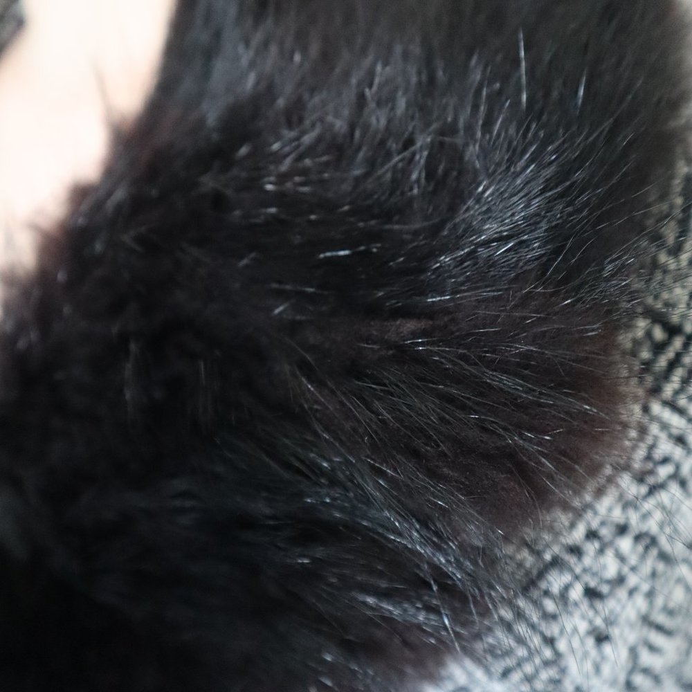 LUXURIOUS WOOL & FAUX FUR JACKET - Picture 4 of 9
